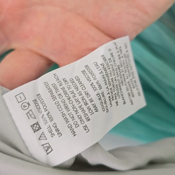 Kimchi Blue Waterfall Chiffon Maxi Dress Size 0 - Picture 10 of 13